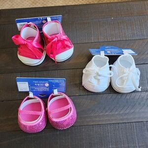 Build-A-Bear White and Pink Plush Doll Accessories